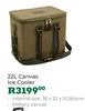 Rogue 22L Canvas Ice Cooler
