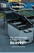SnoMaster 78L SMEX Fridge & Freezer