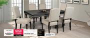 Hennessey Table + 6 Hennessey Dining Chairs