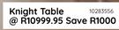 Knight Table 