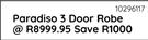 Paradiso 3 Door Robe