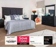 Roma 3 Piece Bedroom Suite Plus Free Gift (Chest Of Drawers)