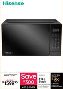 Hisense 34Ltr Black Microwave H34MOBS17 10302111