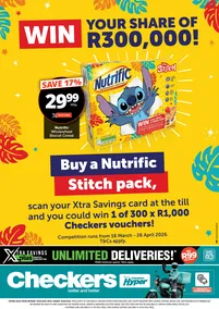 Checkers Western Cape : Nutrific Promotion (16 March - 26 April 2026)