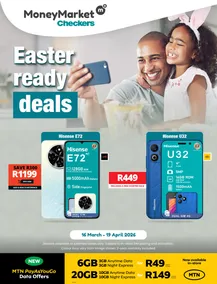 Checkers Money Market : March Month-End Promotion (16 March - 19 April 2026)