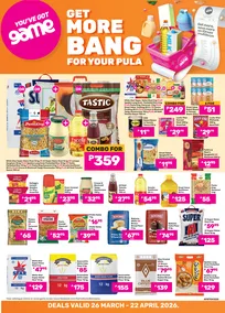 Game Botswana : Get More Bang For Your Pula (26 March - 22 April 2026)