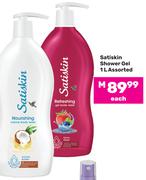 Satiskin Shower Gel Assorted-1Ltr Each