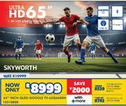 Skyworth 65"(165cm) QLED Google TV 65Q6600H 