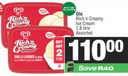 Ola Rich n Creamy Ice Cream Assorted-For 2 x 1.8L