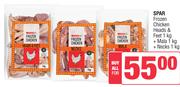 Spar Frozen Chicken Heads & Feet 1Kg + Mala 1Kg + Necks 1Kg-For All