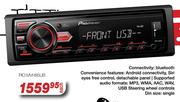 Pioneer Front USB Bluetooth Car Audio PIO.MVH85UB