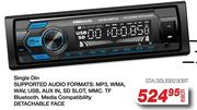 Star Sound Single Din Blutooth Car Radio With Detachable Face STA.SSUSB230BT