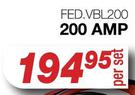 Jumper Cables 200 Amp FED.VBL200-Per Set