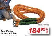 Tow Rope 14mm x 3.6m FED.VTR300