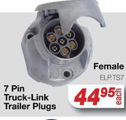 7 Pin Truck Link Trailer Plugs Female ELP.TS7