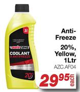 Auto Zone Anti-Freeze 20% Yellow AZC.AF04-1Ltr