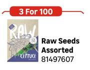 Raw Seeds Assorted 81497607-For 3