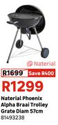 Naterial Phoenix Alpha Braai Trolley Grate Dia 57cm 81493238