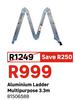 Aluminium Ladder Multipurpose 3.3m 81506588