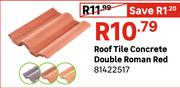 Roof Tile Concrete Double Roman (Red) 81422517