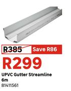 UPVC Gutter Streamline 6m 81411561
