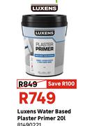 Luxens Water Based Based Plaster Primer 81490221-20Ltr