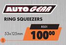 Auto Gear Ring Squeezers 53 x 125mm RS01