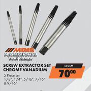 Midas Professional Screw Extractor Set (Chrome Vanadium) SE05M
