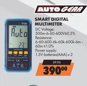 Auto Gear Smart Digital Multimeter DT113