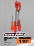 Auto Gear Screwdriver Set SD6006-6 Piece Set