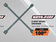 Auto Gear 4-Way Wheel Spanner WS44