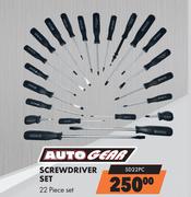 Auto Gear Screwdriver Set SD22Pc-22 Piece Set