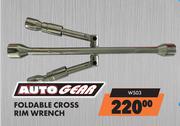Auto Gear Foldable Cross Rim Wrench WS03