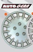 Auto Gear Wheel Cover Sets (4 Piece Set) 13" Silver WC01-13