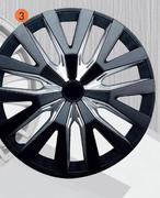 Auto Gear Wheel Cover Sets (4 Piece Set) 14" Matt Black & Silver WCFP04-14