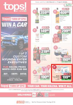 TOPS at SPAR : Turn Up Epic (23 March - 07 April 2026), page 1