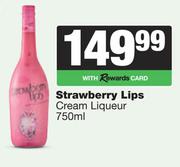 Strawberry Lips Cream Liqueur-750ml