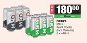 Redd's MXD Spirit Cooler-For 2 x 6 x 440ml