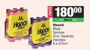 Hooch Blast Spritzer Handies-For 2 x 6 x 275ml