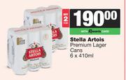 Stella Artois Premium Lager Cans-For 2 x 6 x 410ml