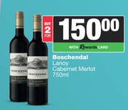 Boschendal Lanoy Cabernet Merlot-For 2 x 750ml
