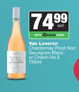 Van Loveren Chardonnay Pinot Noir,Sauvignon Blanc Or Chenin No.5-750ml
