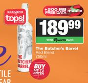 The Butcher's Barrel Red Blend-750ml