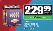Tutti Rose Prestige Bubble Blush-6 x 275ml