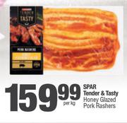 Spar Tender & Tasty Honey Glazed Pork Rashers-Per Kg