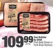 Your Butcher By Spar Pork Belly Roast Or Pork Braai Rashers-Per Kg