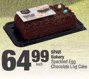 Spar Bakery Speckled Egg Chocolate Log Cake