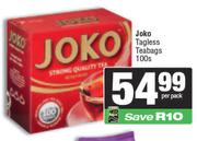 Joko Tagless Teabags-100s Per Pack