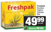 Freshpak Rooibos Tagless Teabags-80s Per Pack