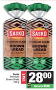 Sasko Premium Brown Bread-For 2 x 700g